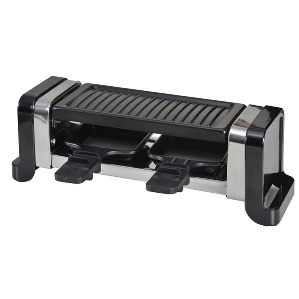 KITCHENCHEF Raclette / Gril / Pierre 2 personnes Noir - GR202-350N