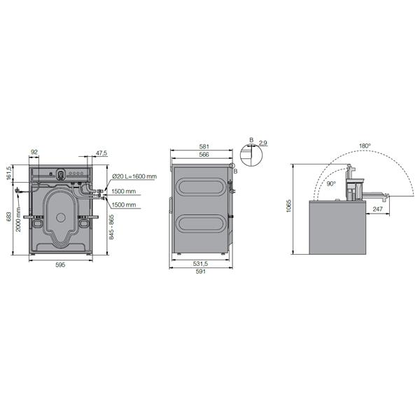 Lave-linge WMC6742P.T